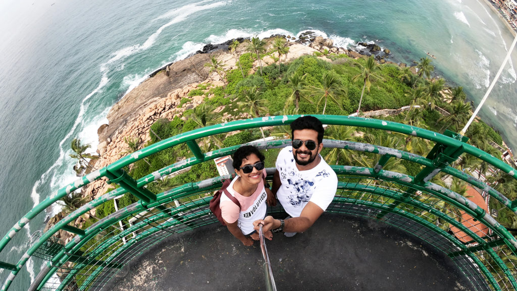 Travel Techies at Kovalam Beach
