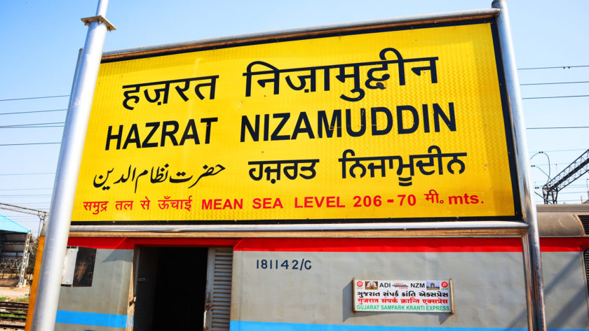 nizamuddin railway station