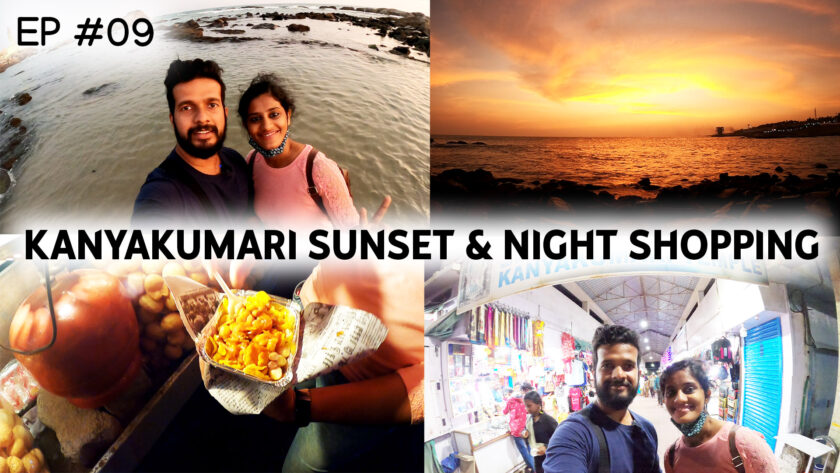Kanyakumari Beach Sunset and Night Shopping