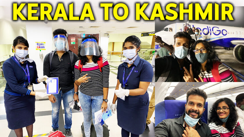 trivandrum to kashmir indigo flight journey