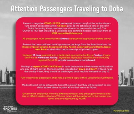 travel guidelines for qatar airways